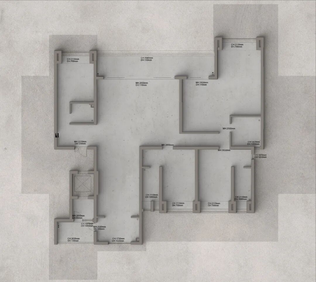 楼房花朵INBLOSSOM|私宅实景案例|舜山府240㎡自然侘寂《本质触觉》-76