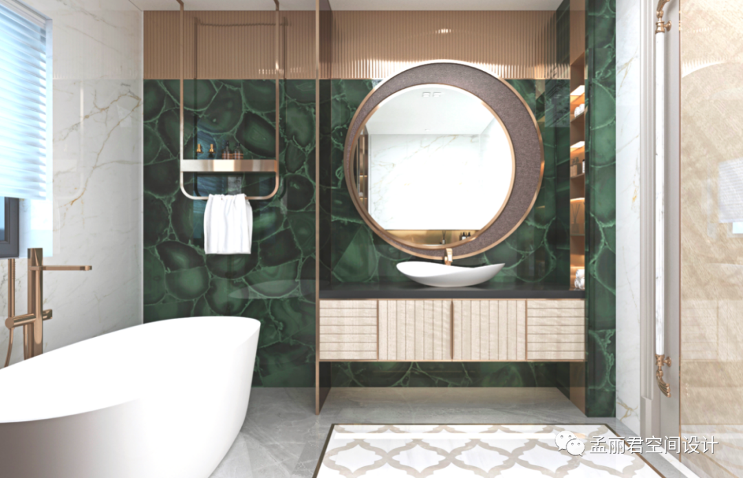 艺术新古典,翡翠世家尊贵府邸设计丨孟丽君空间设计-34