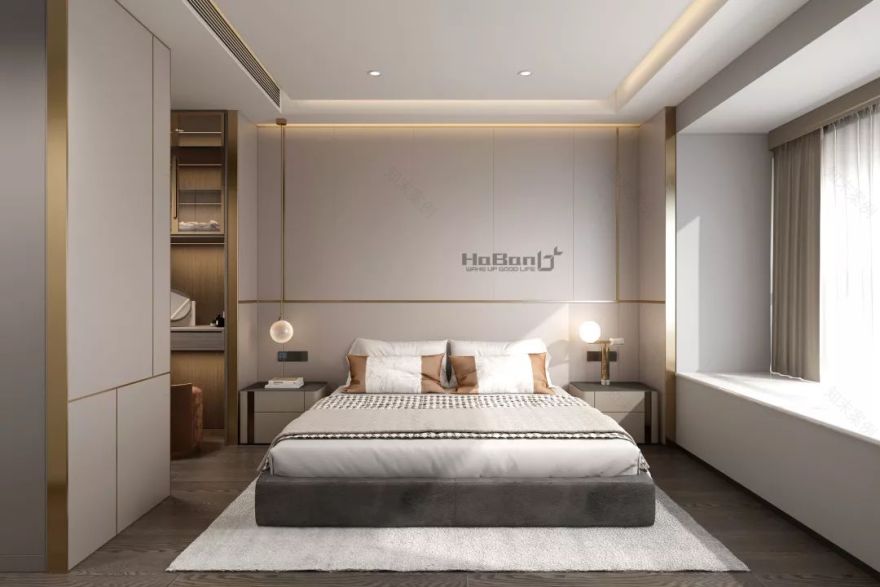 现代咖色家居,温馨舒适空间-23