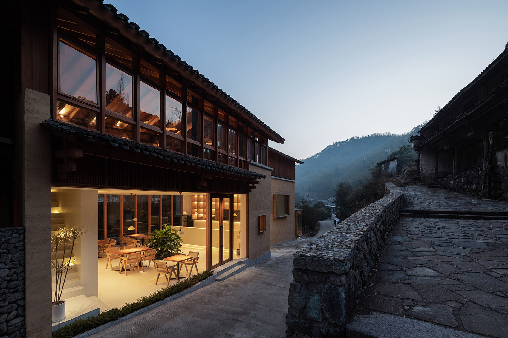 奉化栖霞坑发电站改造的溪边餐厅丨中国宁波丨尌林建筑设计事务所-85
