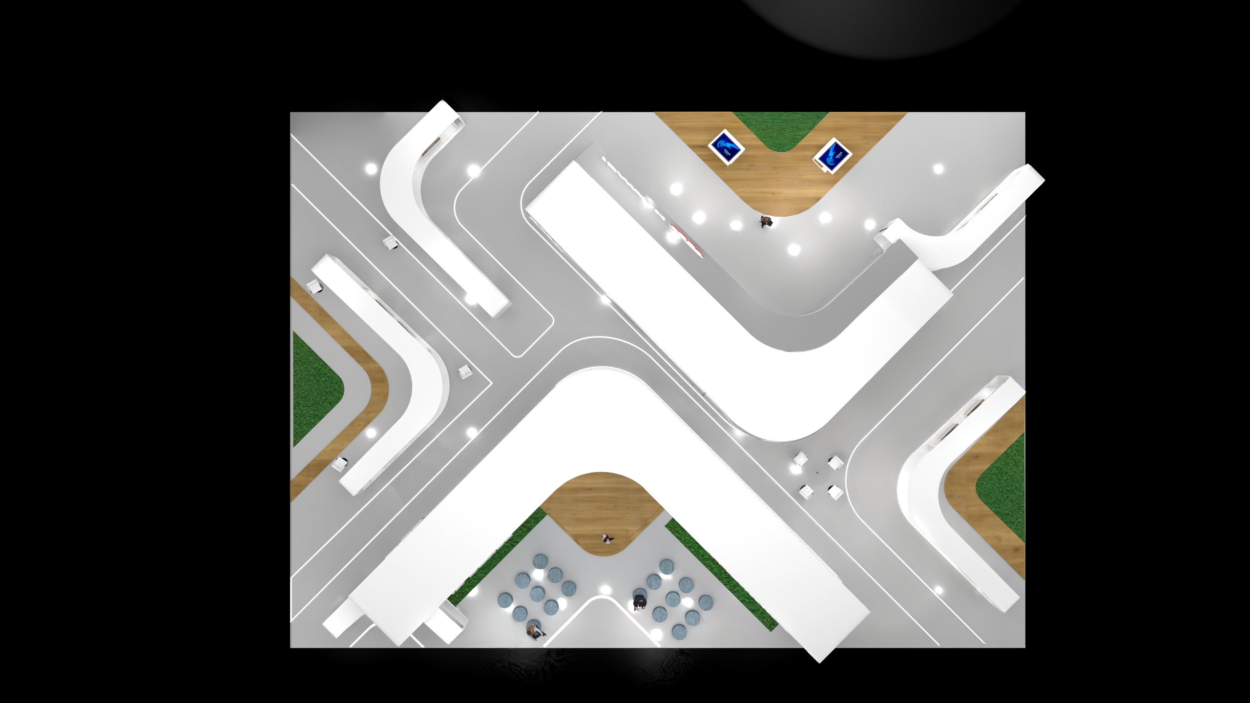 Huawei exhibition stall 展台-6