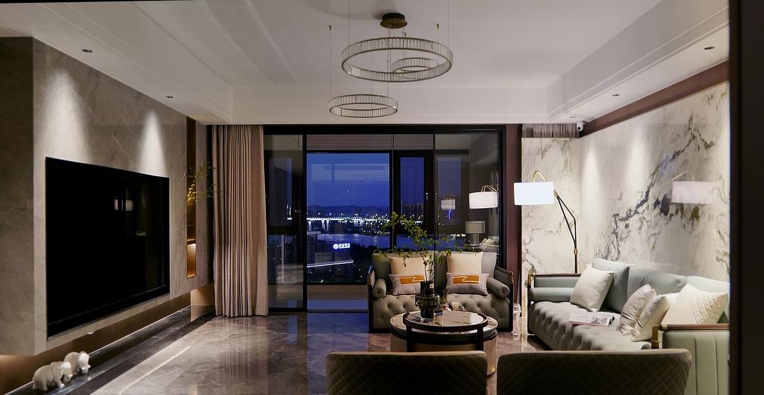 雅奢东方 · 中式轻奢三代同堂的家-17