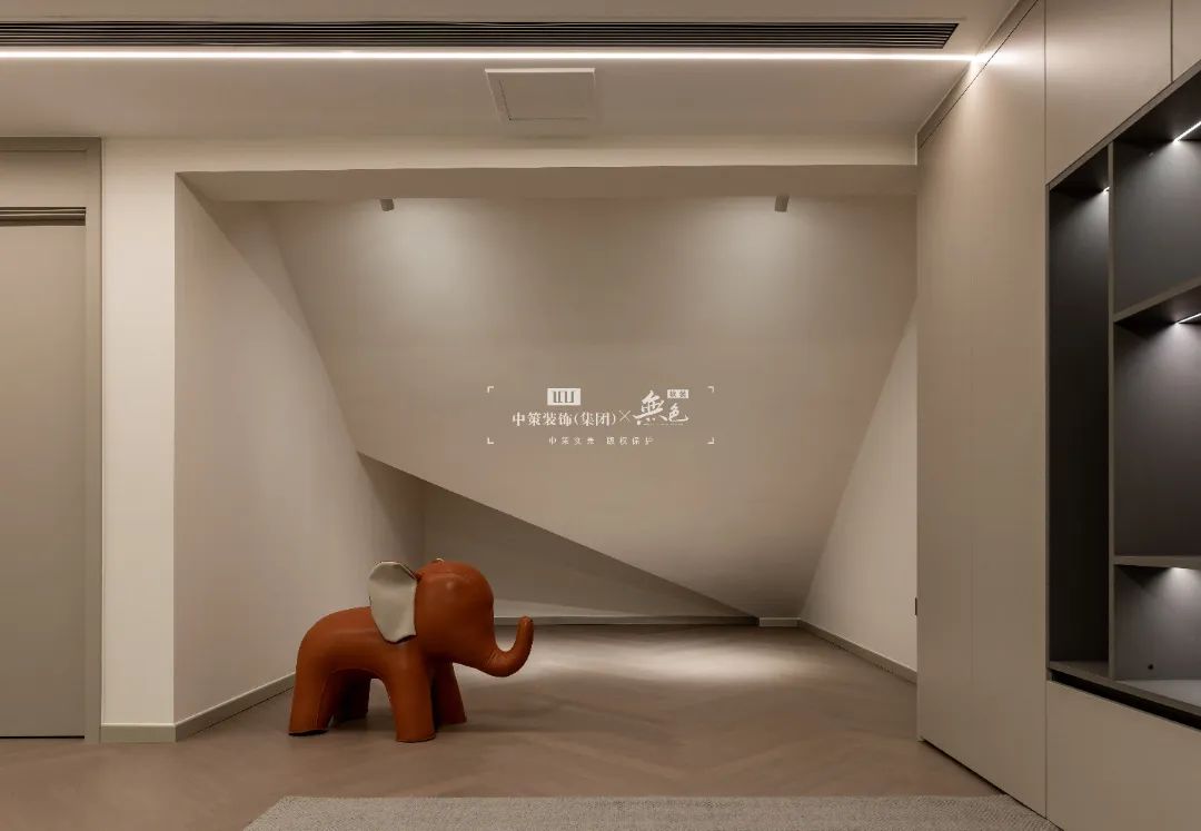 550㎡现代中式别墅丨中策装饰-61