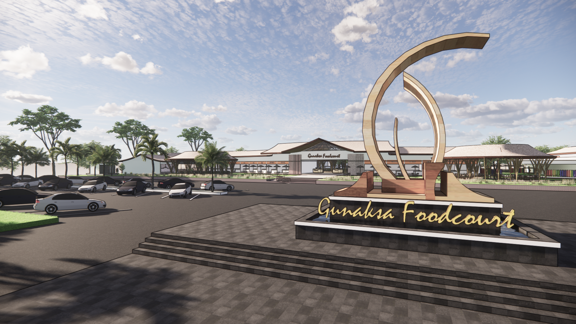 Gunaksa Foodcourt - Architectural Design Studio 6-1