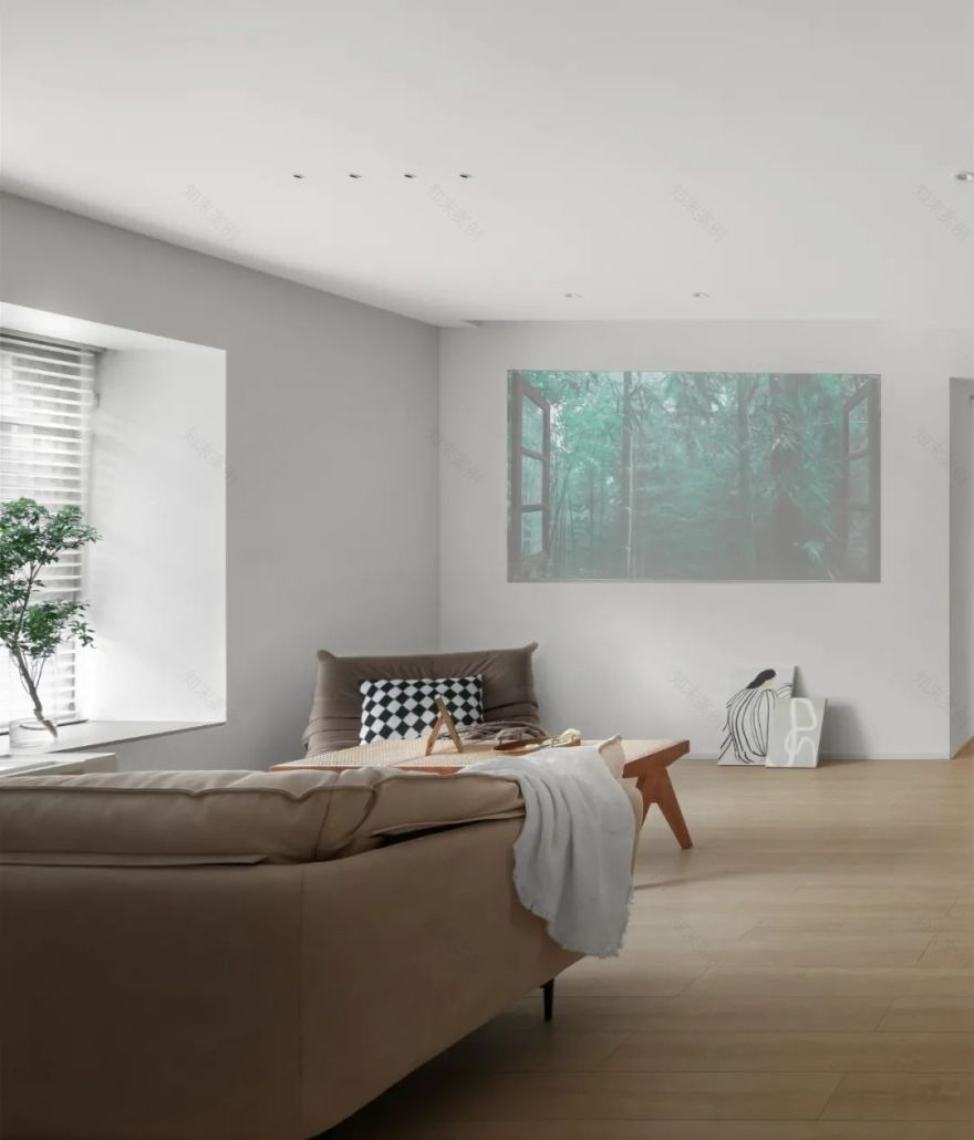 日系樱桃木++云朵奶油色家居空间设计-9