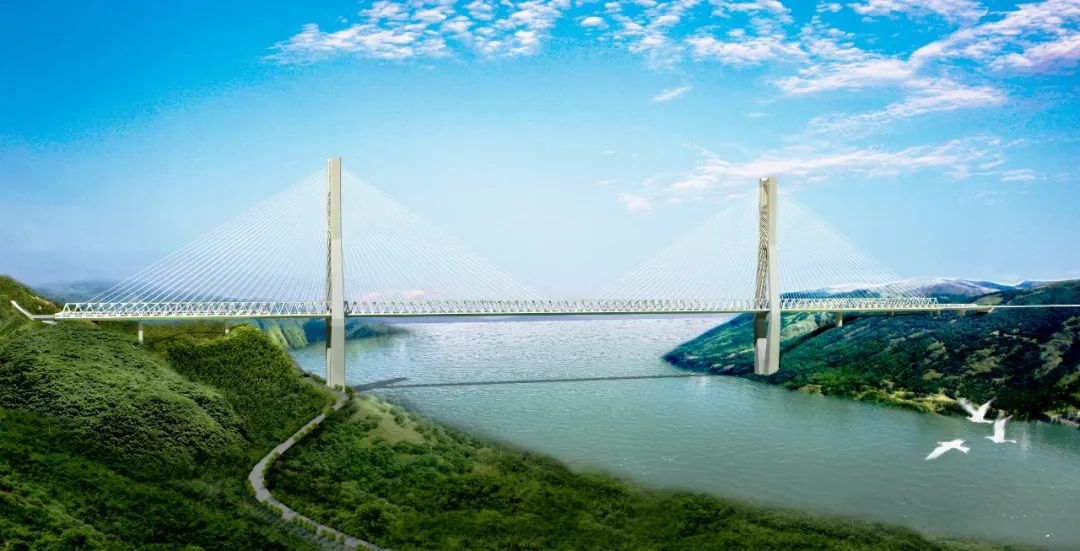 汉江之侧起云峰！国内最大跨度梁桁组合结构斜拉桥首塔封顶-67