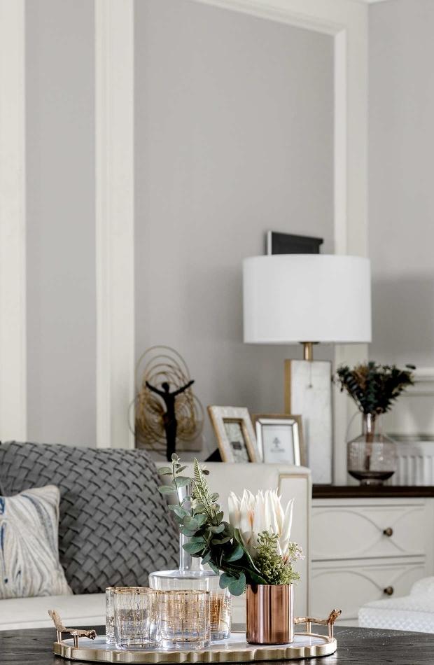 复式空间优化案例 | 阳光绿意下的美式轻奢家庭生活-19