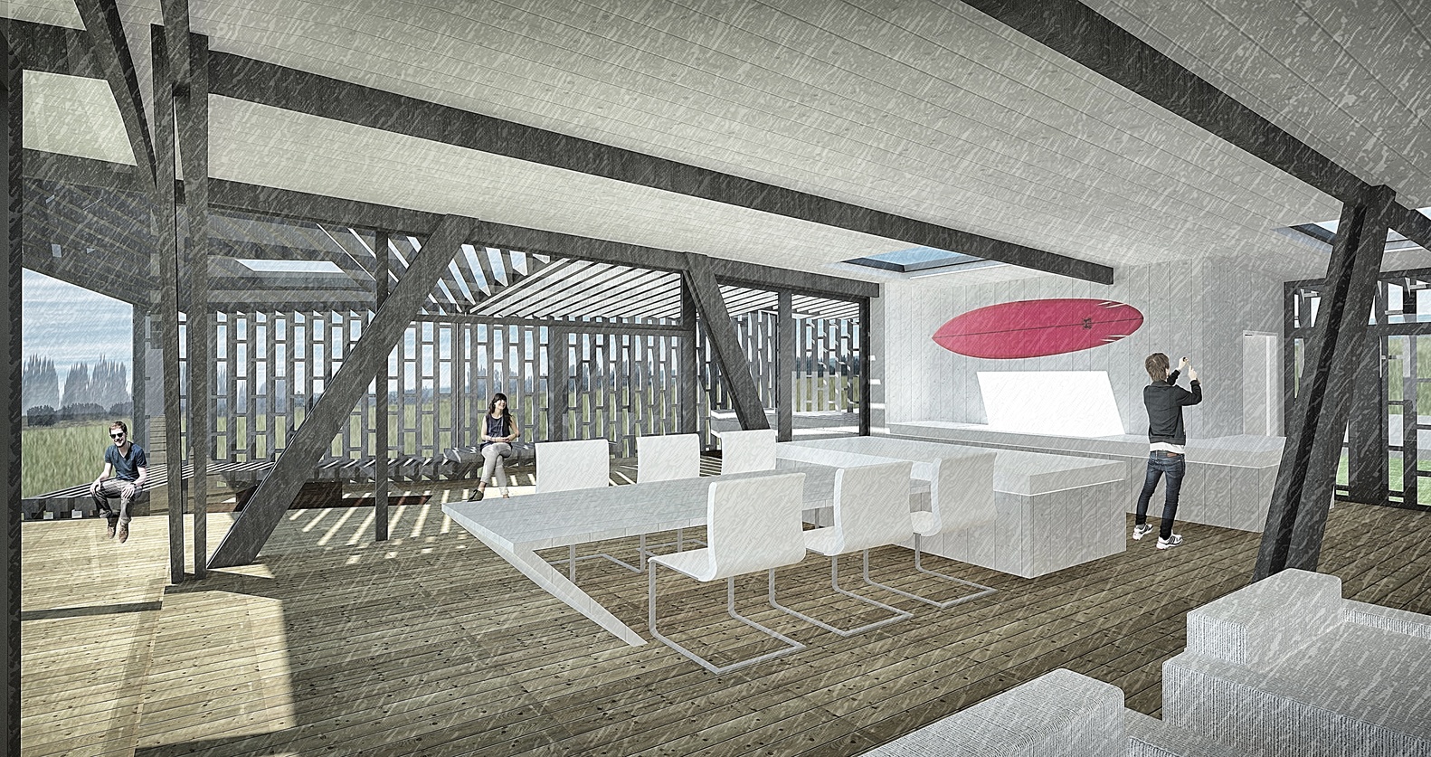 风之立方 · 智利 Pichilemu 海景别墅设计-72