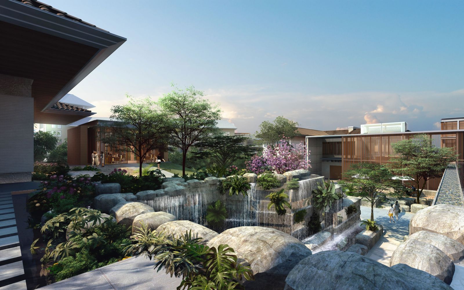 中国惠州喜来登会所景观规划-1