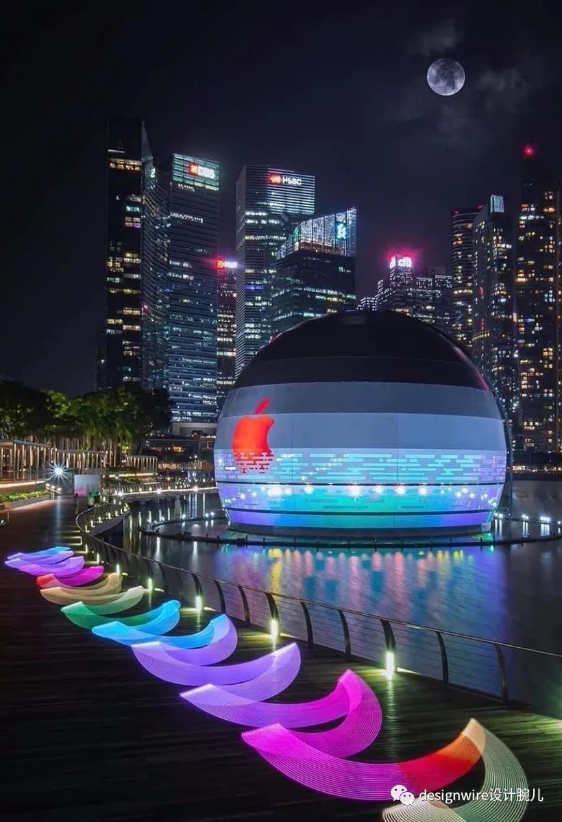 全球首个水上漂浮苹果店,创新设计诠释品牌理念-0