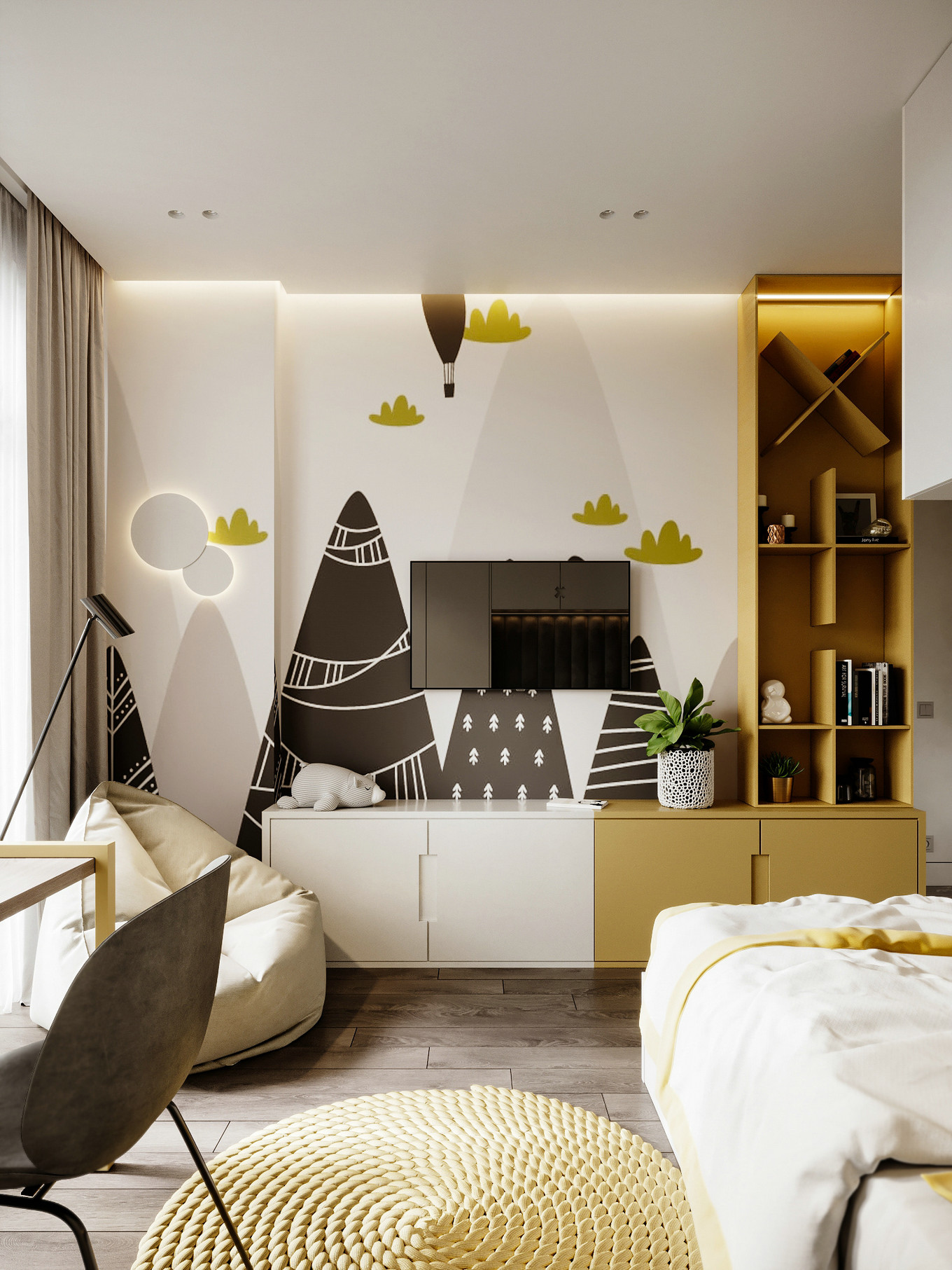 现代气息的多彩之家-12