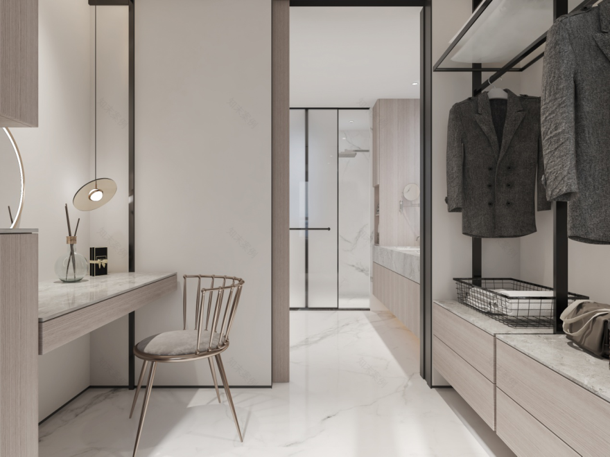 荆州 199㎡淡妆空间,自然与优雅的完美融合-42