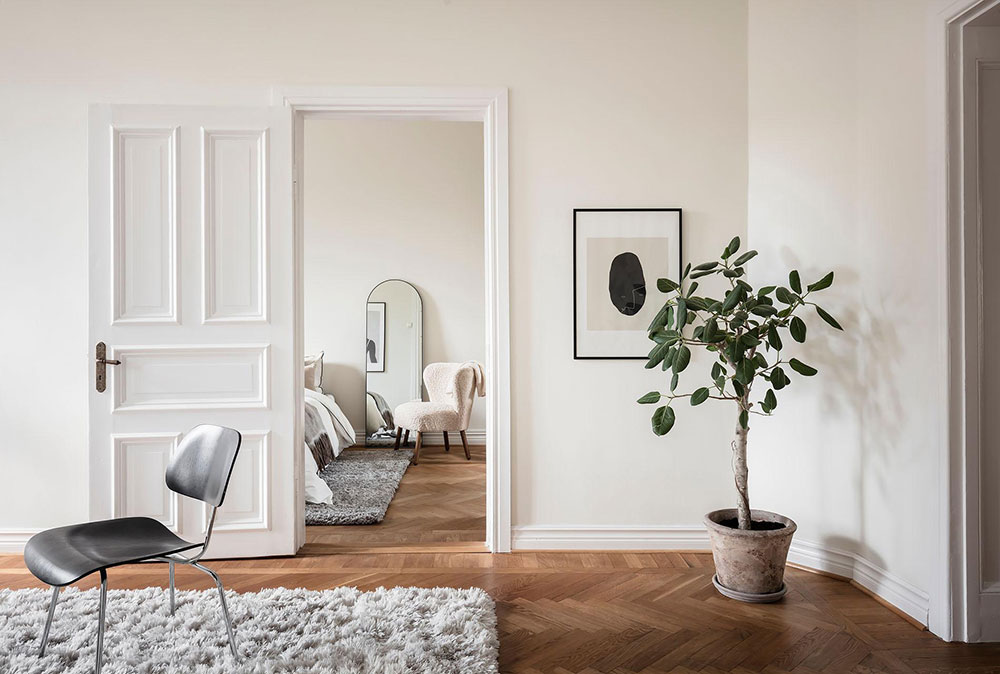 哥德堡优雅公寓，极简设计突显百年建筑之美-13