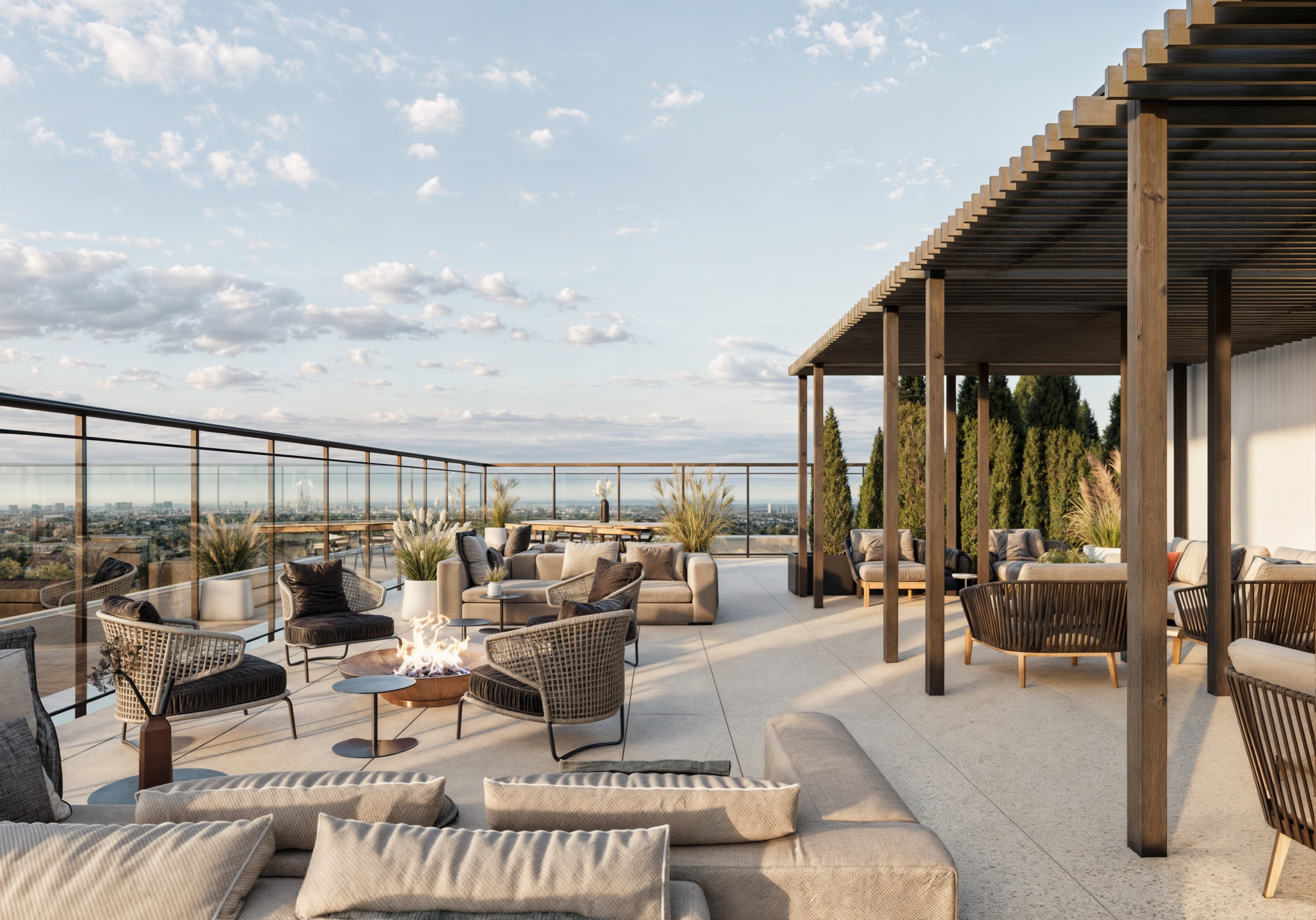 Urban Rooftop Retreat l 3D Architectural Visualization-7