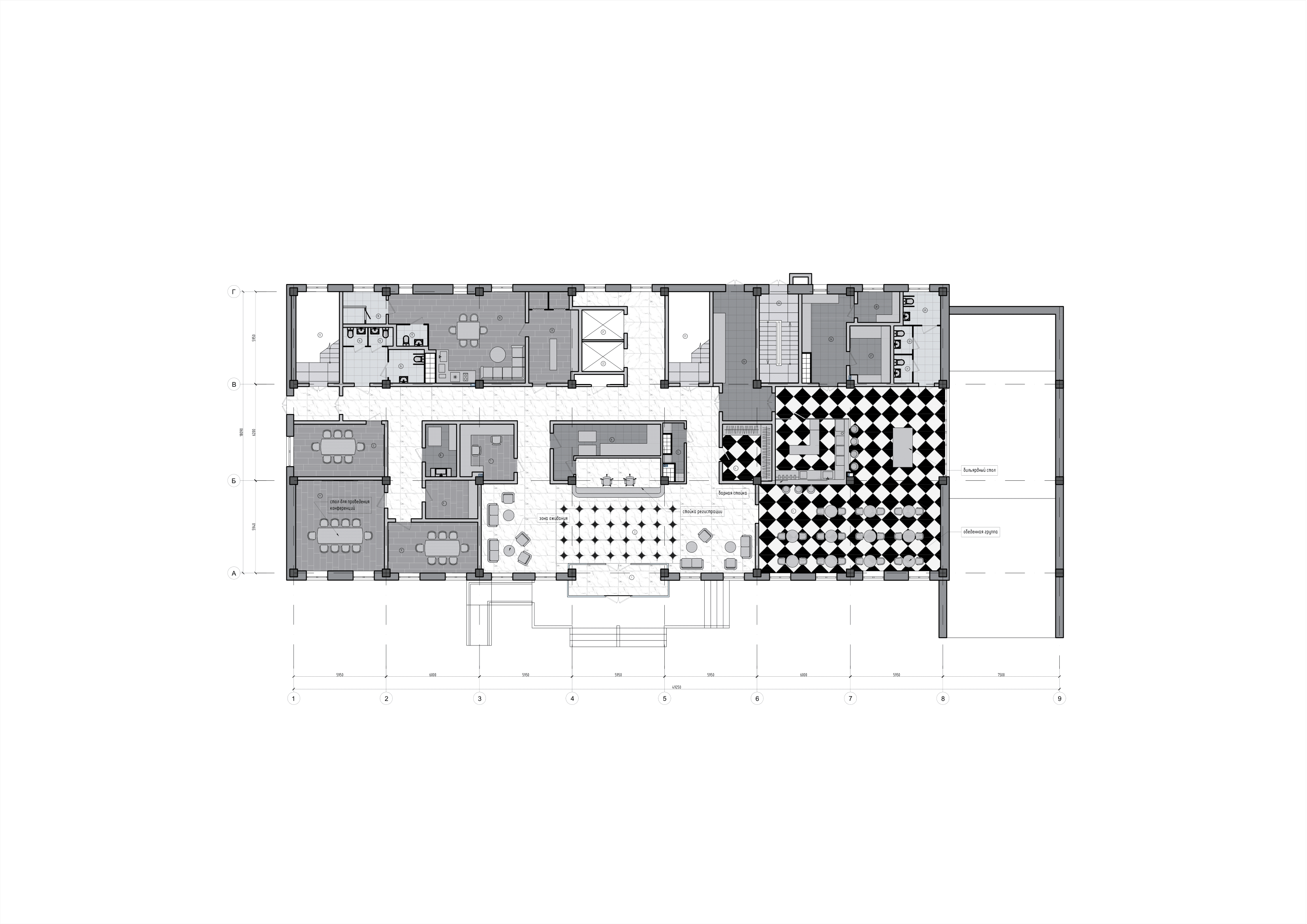 哈萨克斯坦阿拉木图某酒店室内设计项目-23