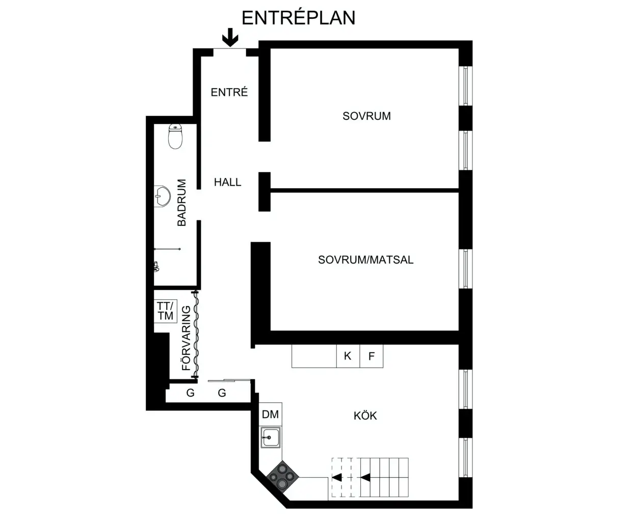 瑞典阁楼公寓 | 玻璃卧室与天空露台-1