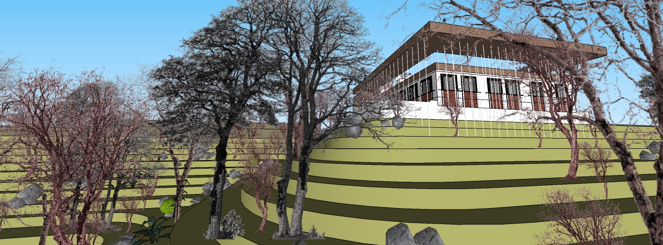 悬崖上的绿色环保别墅-9