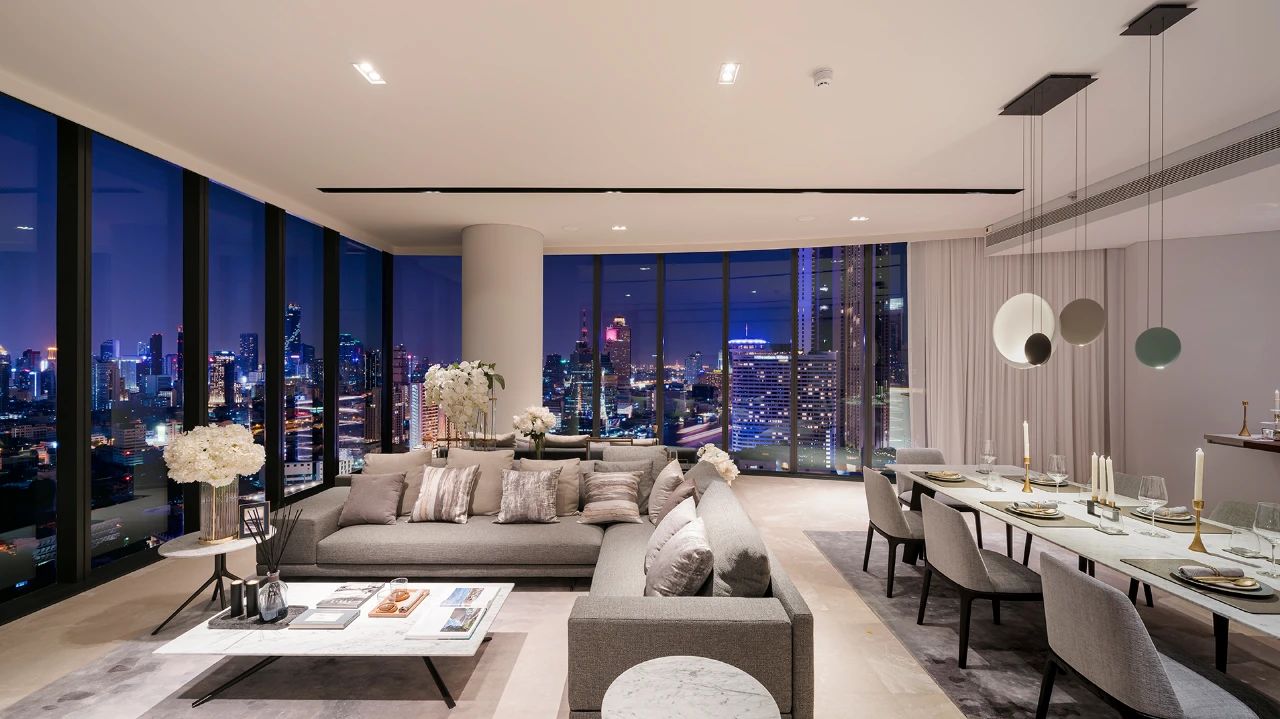 SCDA曾仕乾新作  曼谷泰颐「悦榕轩」六星级超豪华公寓 实景 效果图 平面图-114