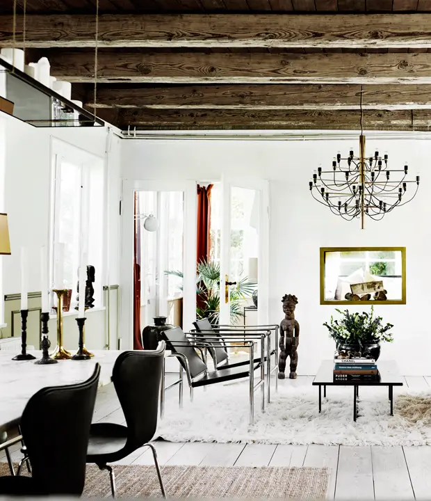 暖色调混搭风 丹麦 1885 年古宅新生命-4