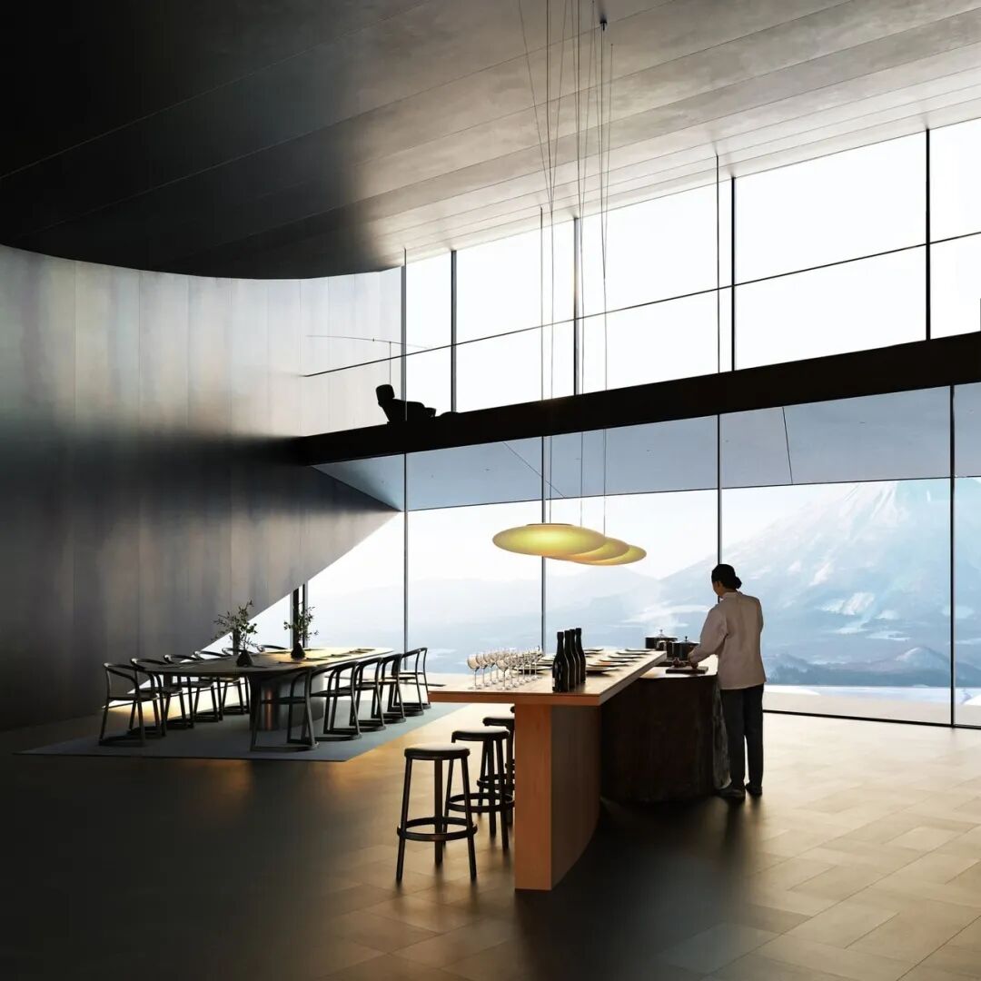 北海道之巅，与雪山共舞：这栋滑雪别墅重新定义了山居美学-14