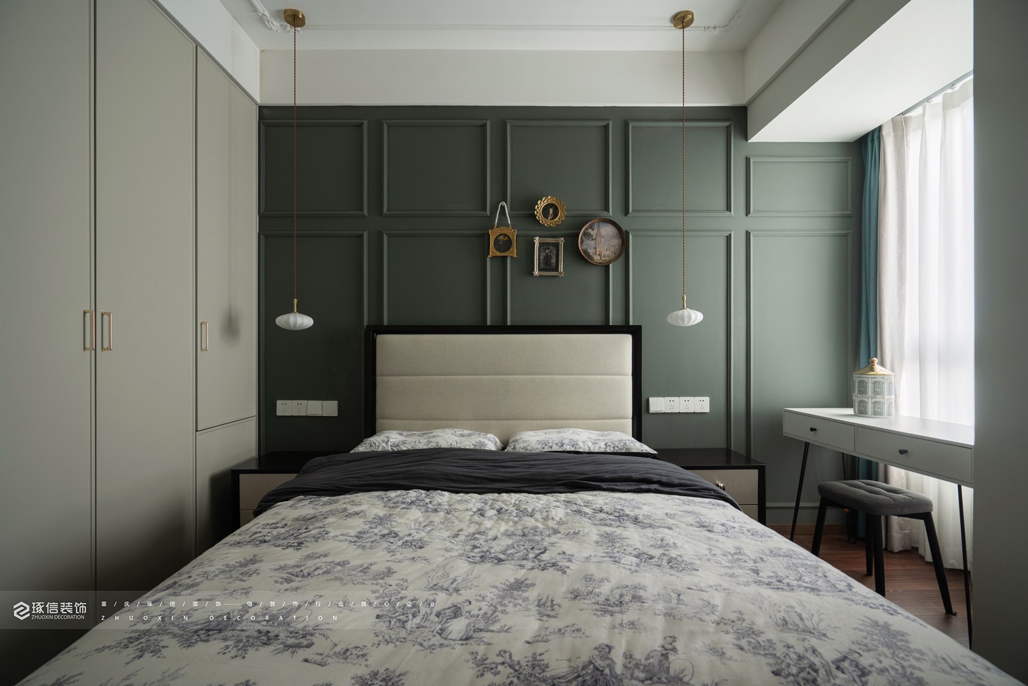 230 平美式混搭之家丨琢信装饰-40