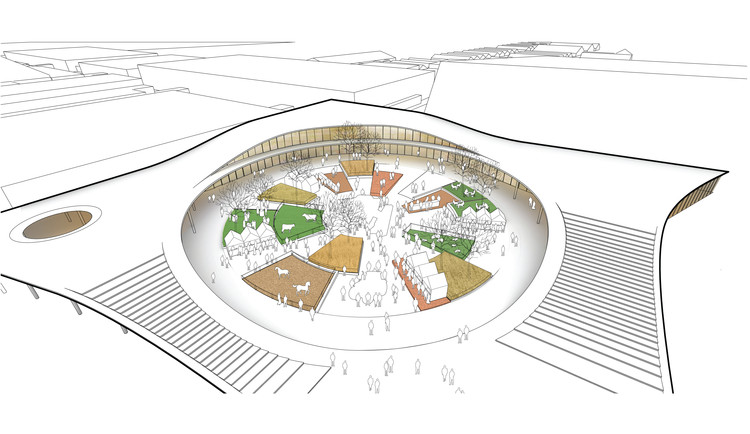 丹麦最大展览中心设计亮相,绿色景观与活动广场相映成趣-28