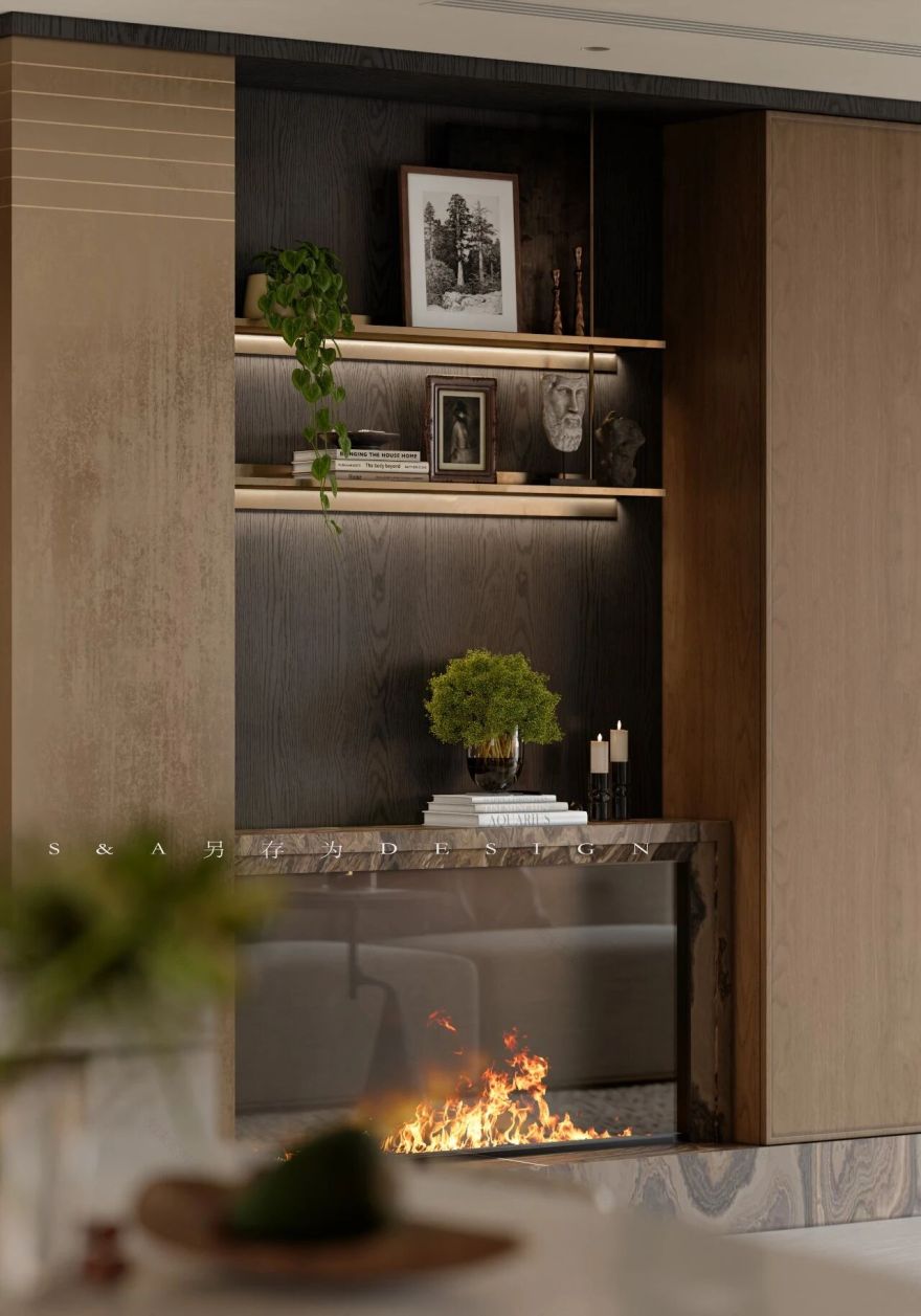 老钱雅韵藏于心,木色勾勒家轮廓丨SA设计-14