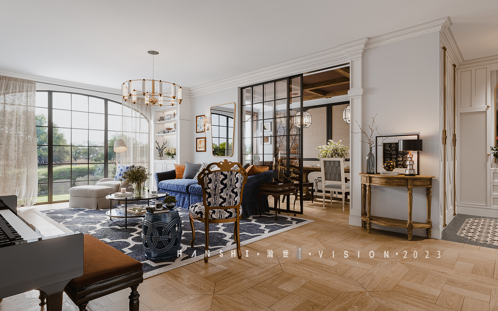 美式休闲家装一瀚世表现-1