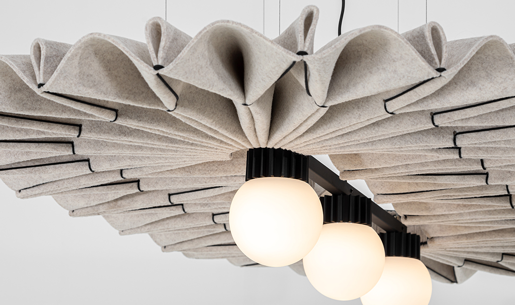 BUZZIPLEAT EDEL LONG声学与照明解决方案丨13&9 Design,时尚设计师Sabrina Stadlober-16