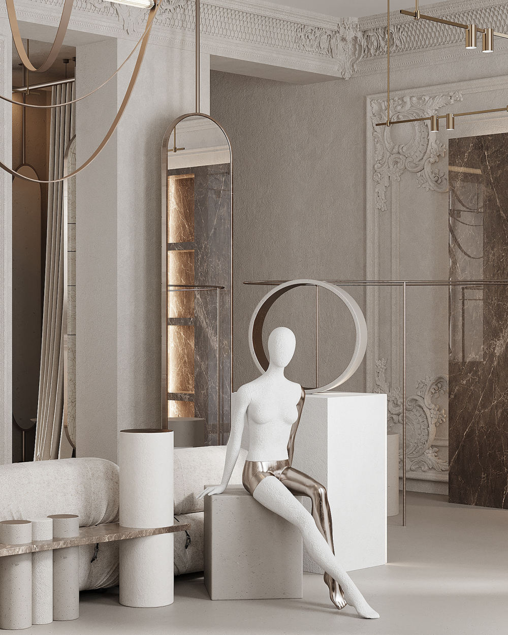 极简主义办公室秀场丨Alina Larionova-5