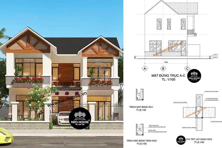 现代简约两层别墅设计,亲近自然的生活空间-7