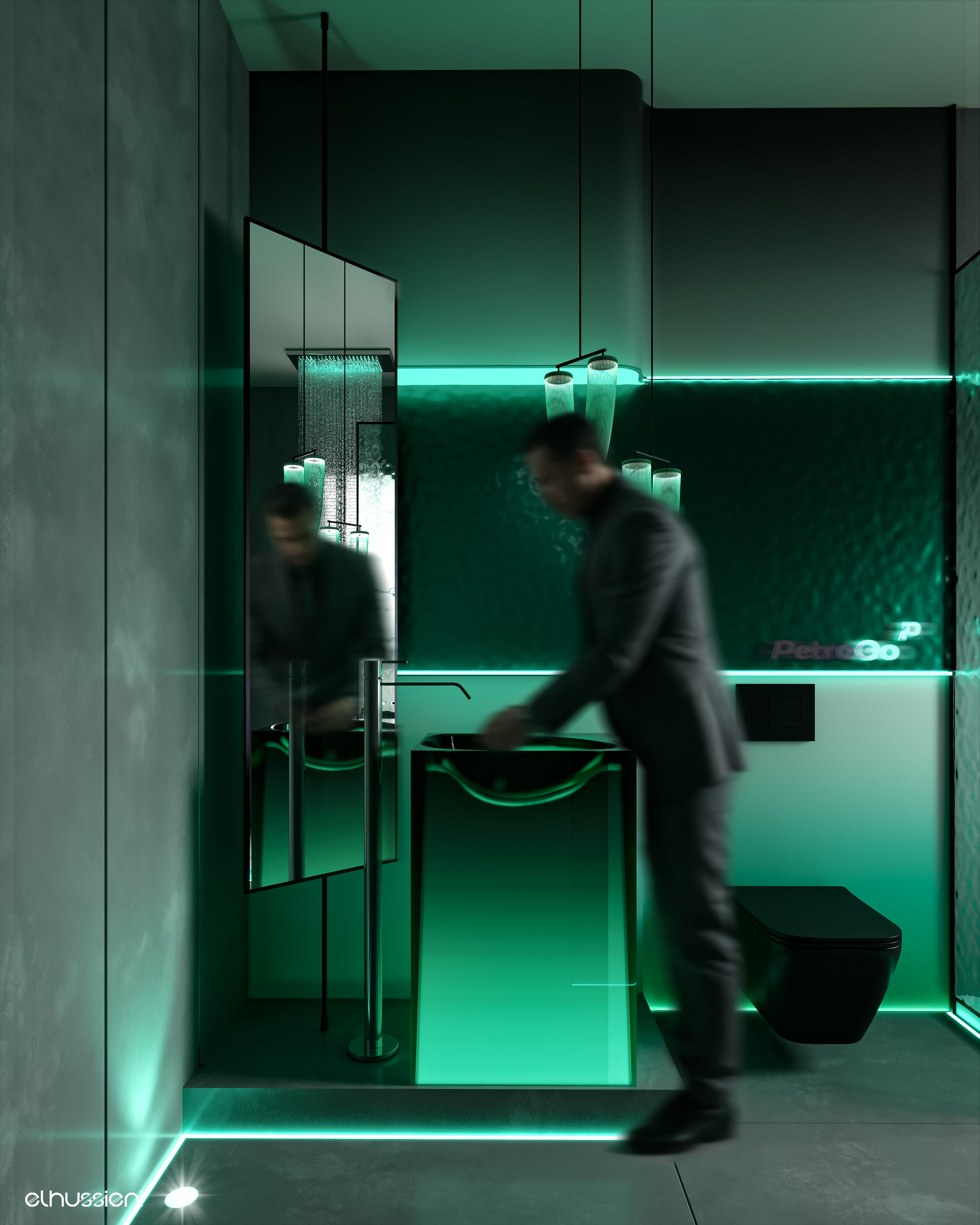 高科技奢华浴室

注：Lu·ury可能是拼写错误，推测正确的是Luxury  丨美国-7