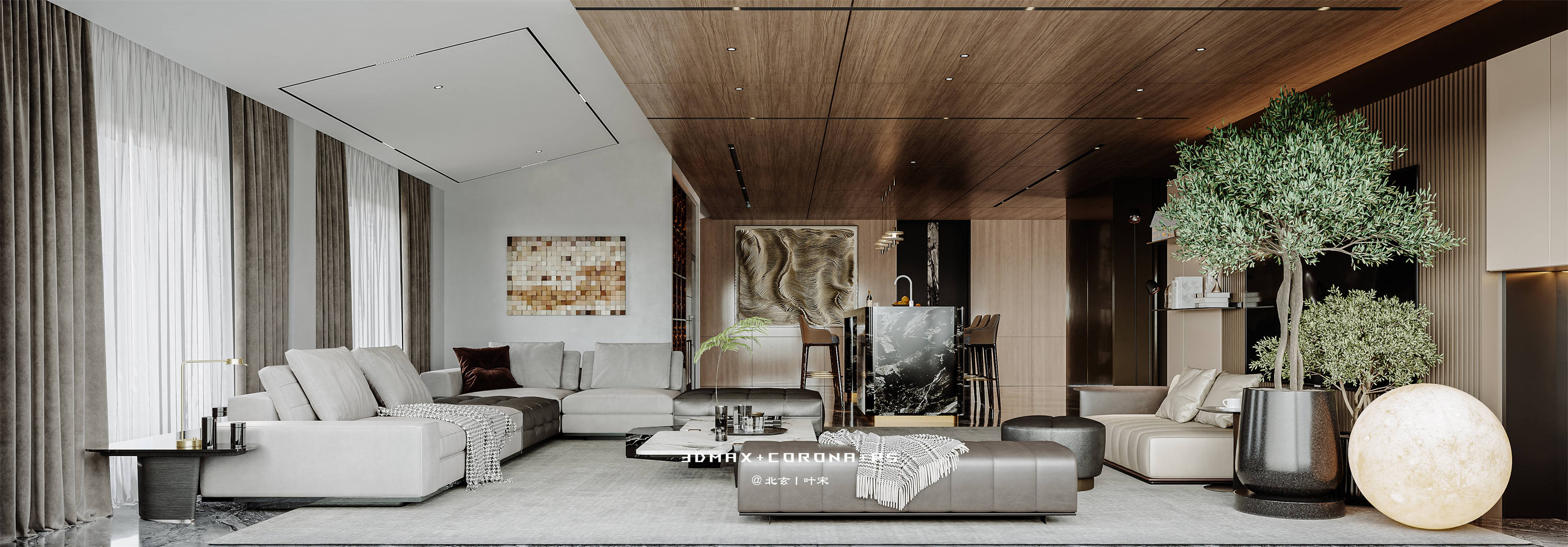 意式轻奢风别墅设计-13