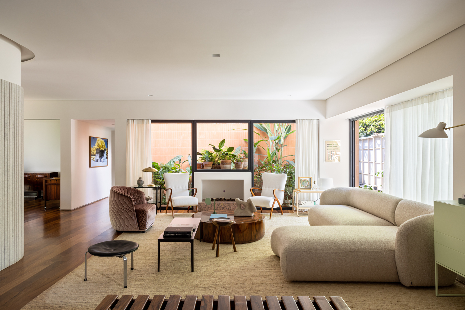 巴西圣保罗金属网格连接两座住宅设计丨TODOS Arquitetura-52