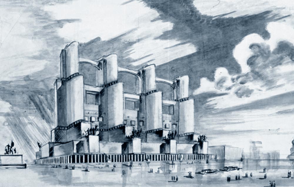 Наркомтяжпром（国家重工业人民委员部大楼）丨中国丨Весниных兄弟（韦森宁兄弟）-23
