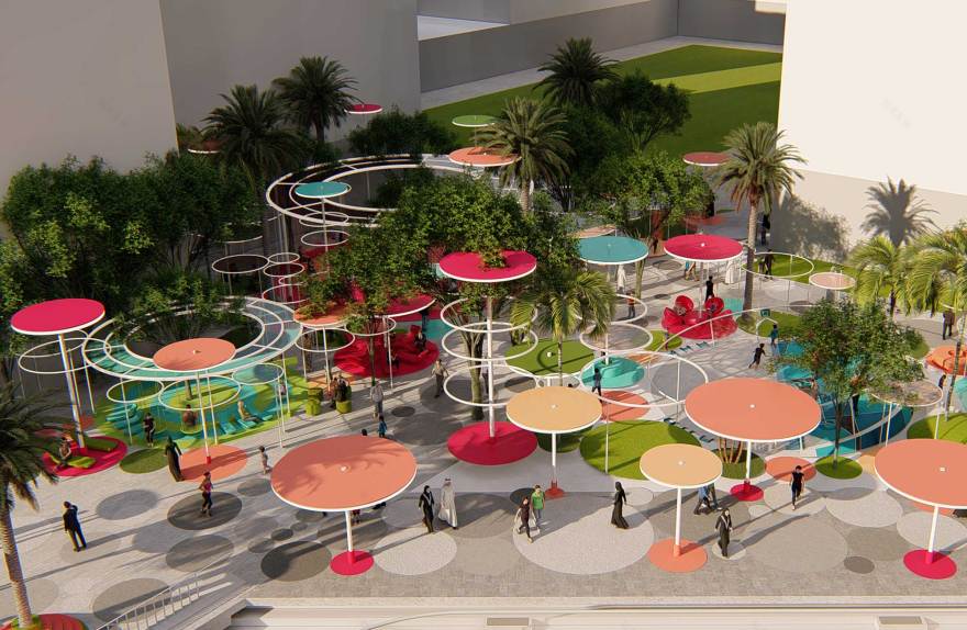 迪拜河滨树冠环-5