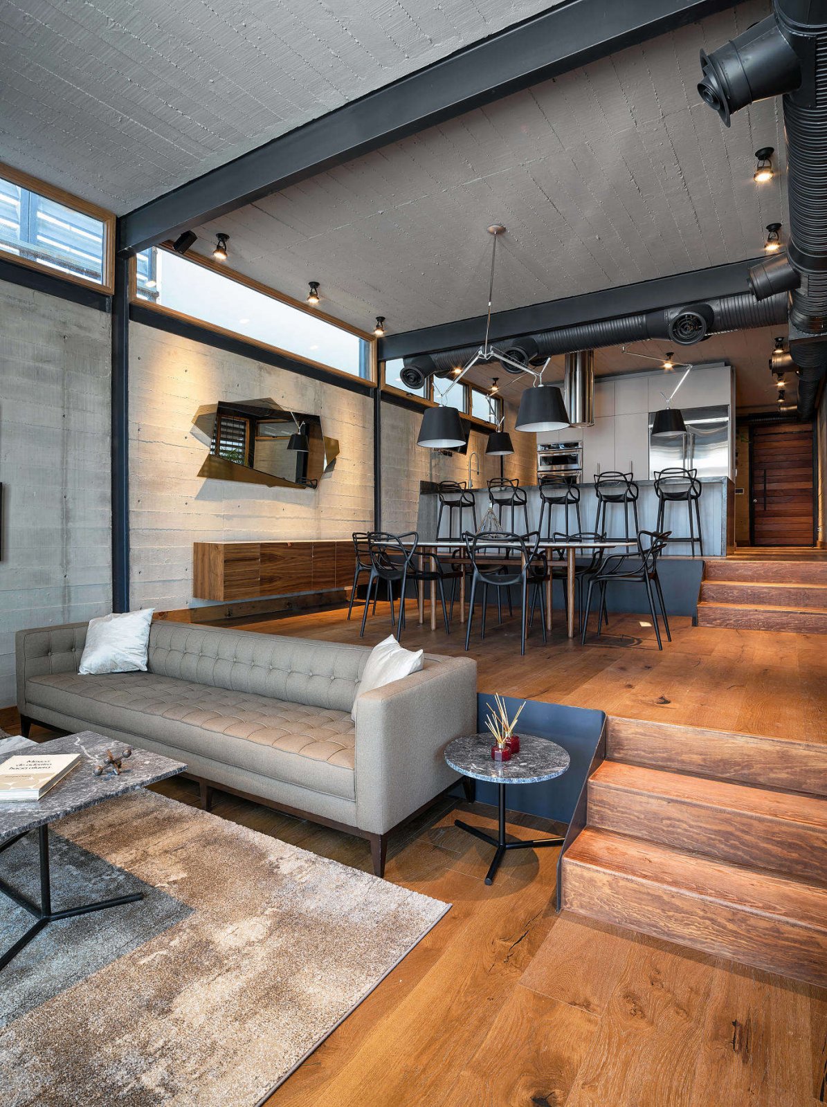 墨西哥混凝土住宅 | 现代轻工业风与木材的完美结合-6