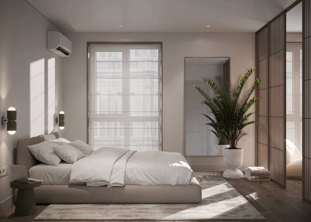 105平现代空间，古铜色调！-9