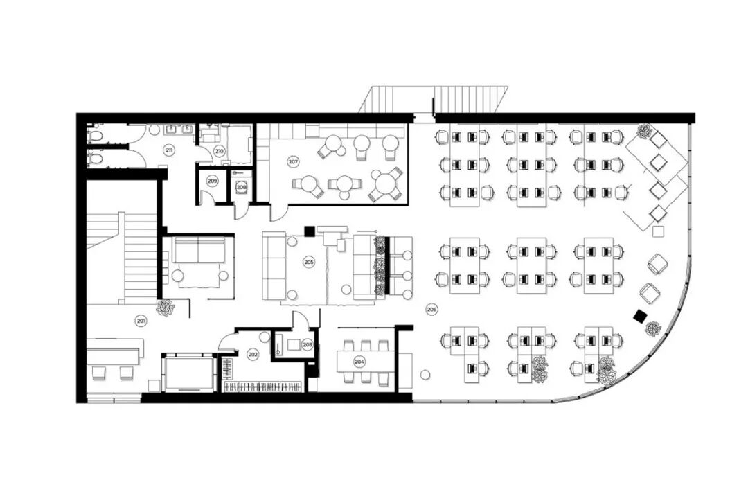 俄罗斯DELO联合办公丨Cartelle Design团队-25