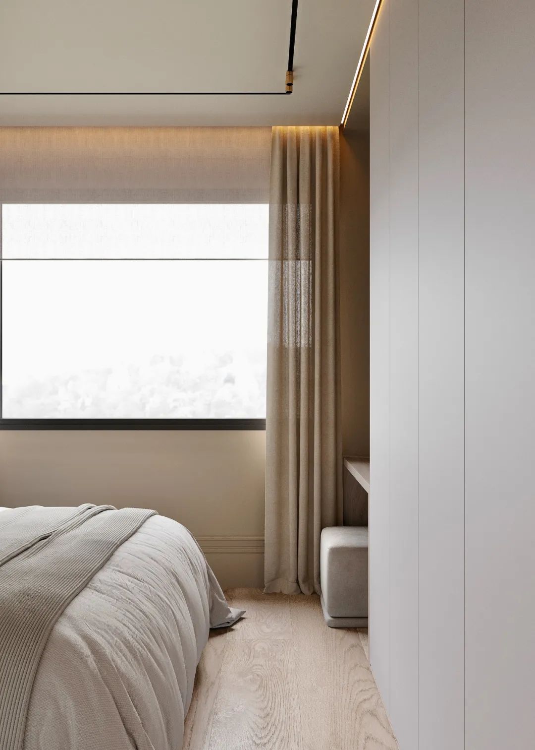 巴塞罗那现代轻法式住宅丨西班牙巴塞罗那丨Alex Tolkachev-63