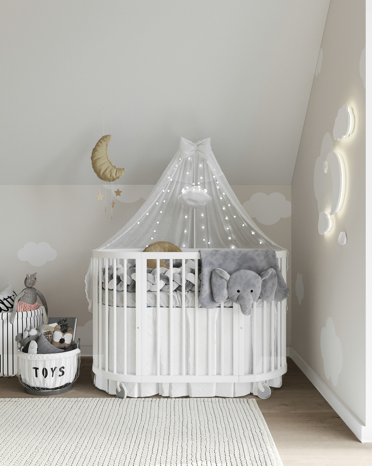 乌克兰 255㎡浅色系住宅设计-14