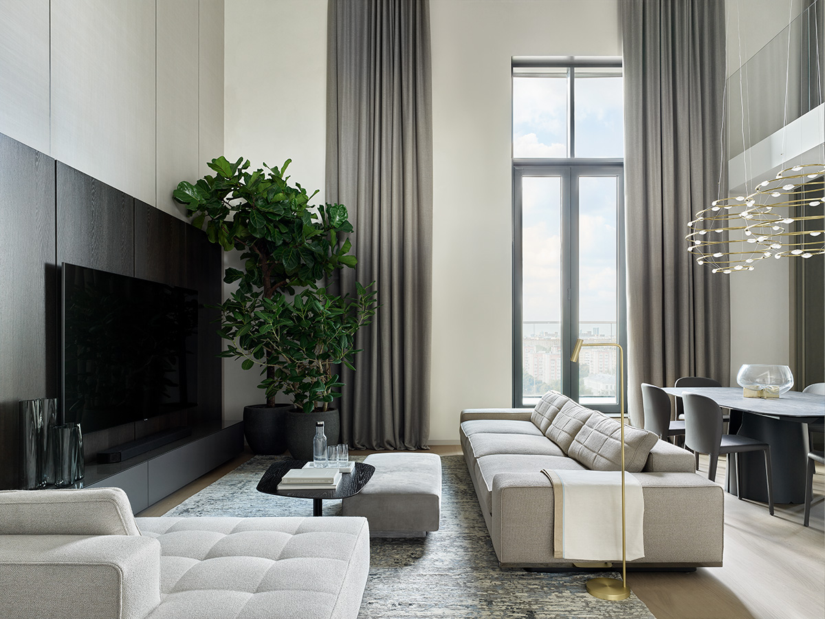 两层顶层公寓丨俄罗斯莫斯科丨Design Bureau No. 11-2