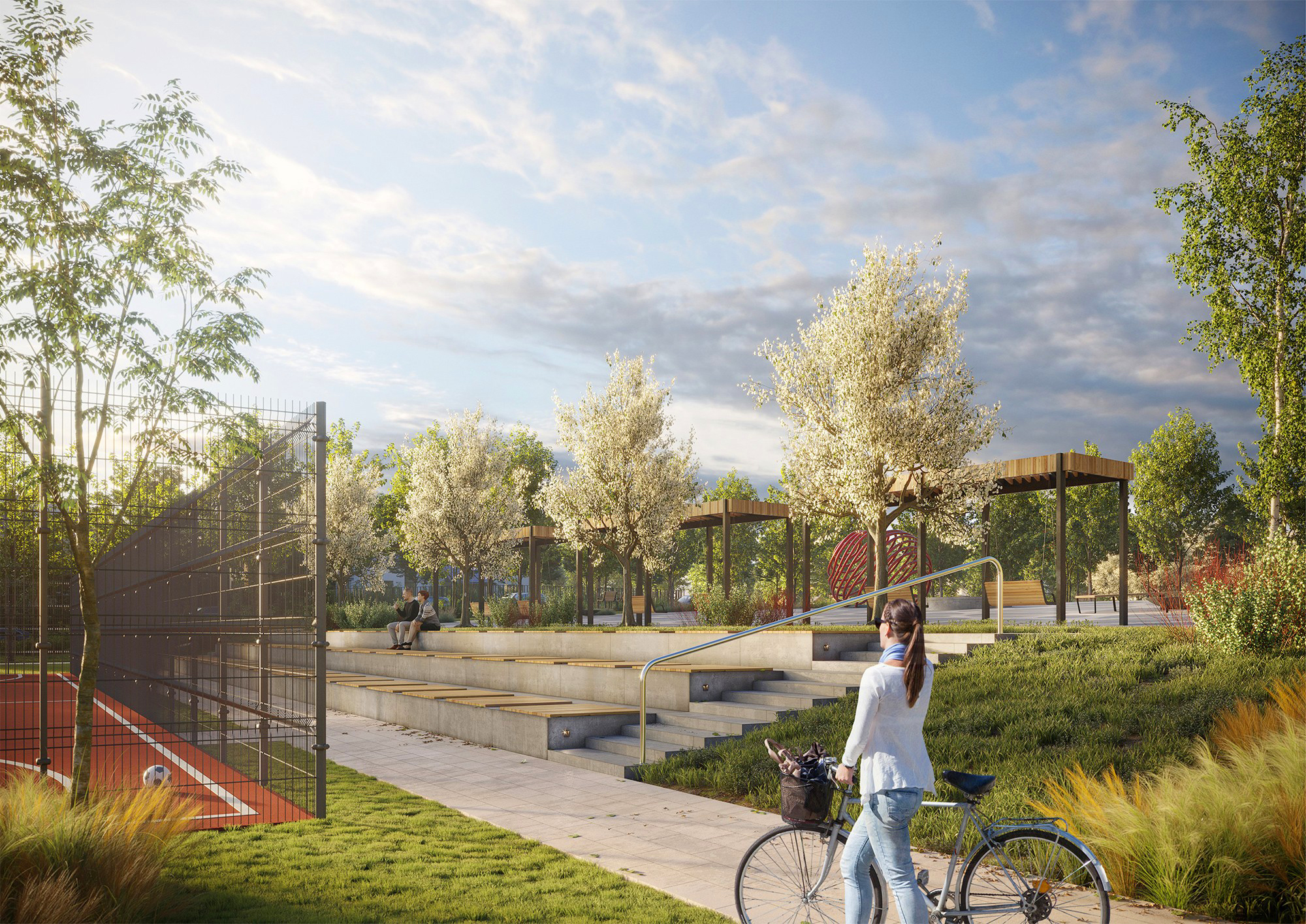 Яблони парк 别墅小区景观设计丨俄罗斯奔萨丨sp architect-0