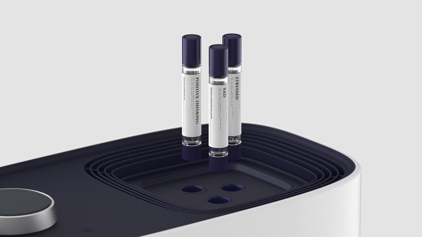 心理疗愈香薰空气净化器设计-8