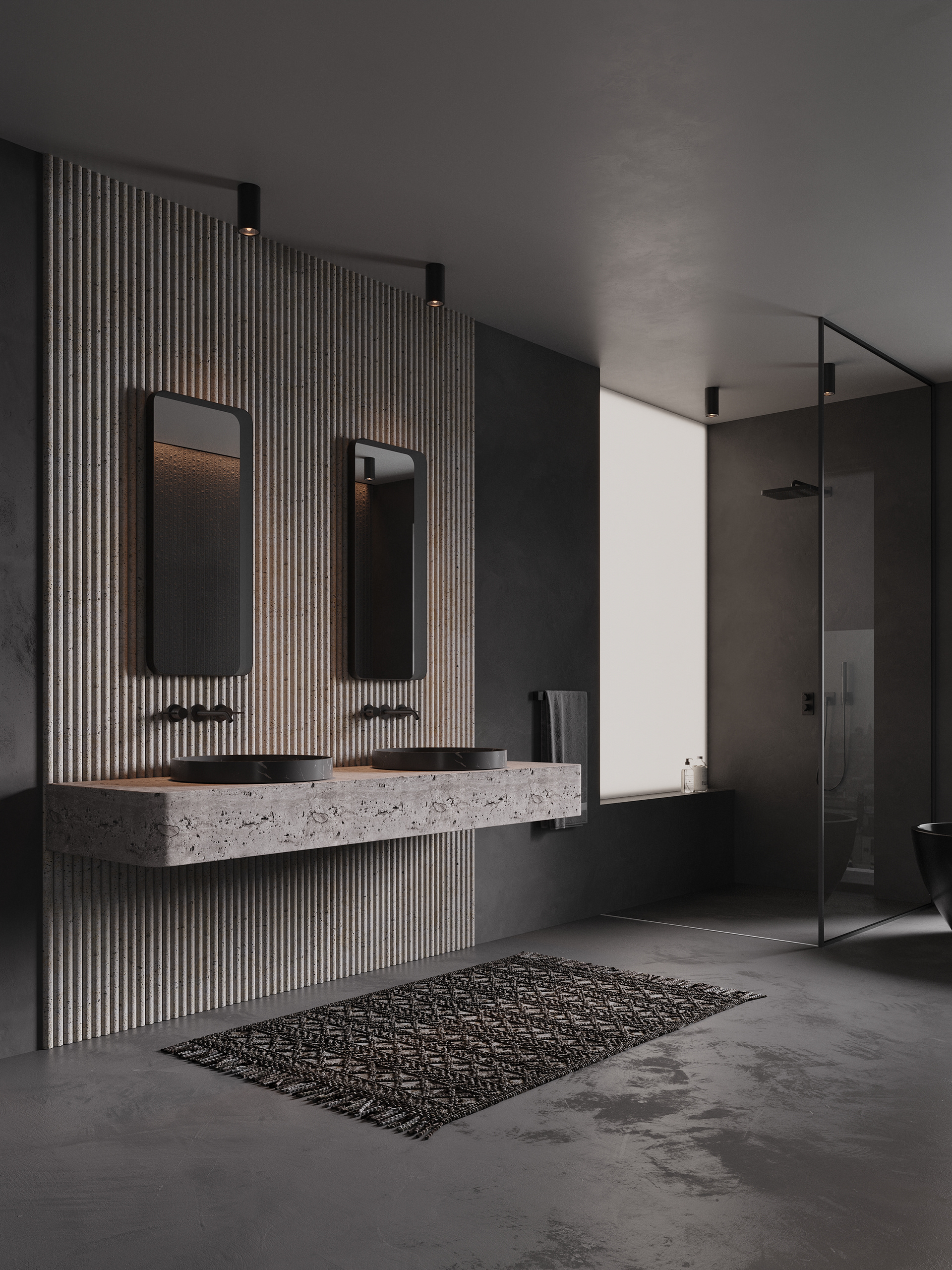 黑色系住宅设计  超酷！-15