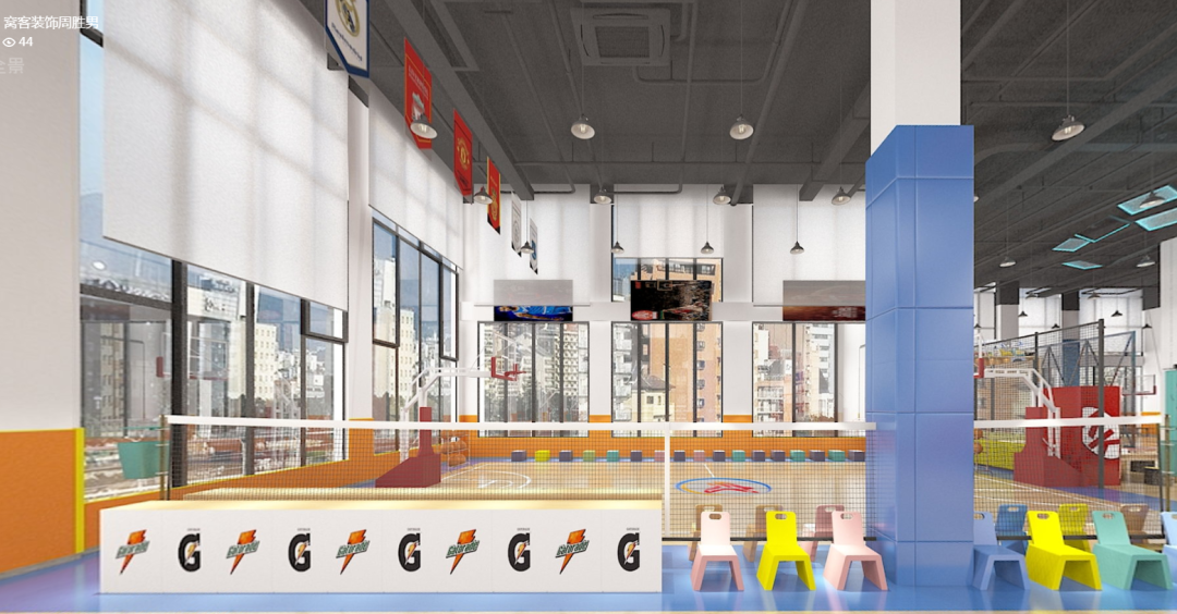 小星少儿篮球馆设计|活力满满，童趣盎然-13