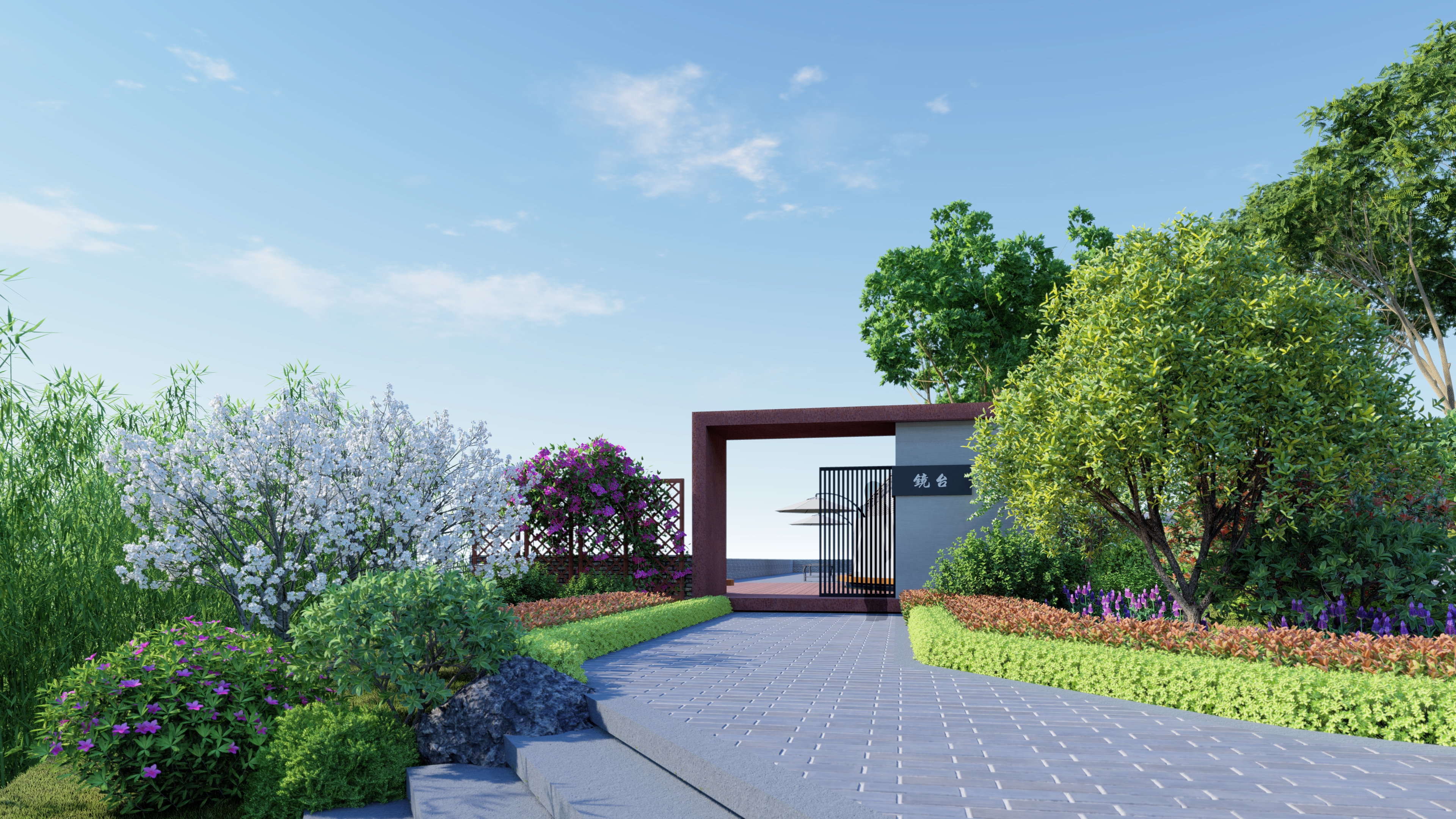 城郊度假区平台入口设计-0