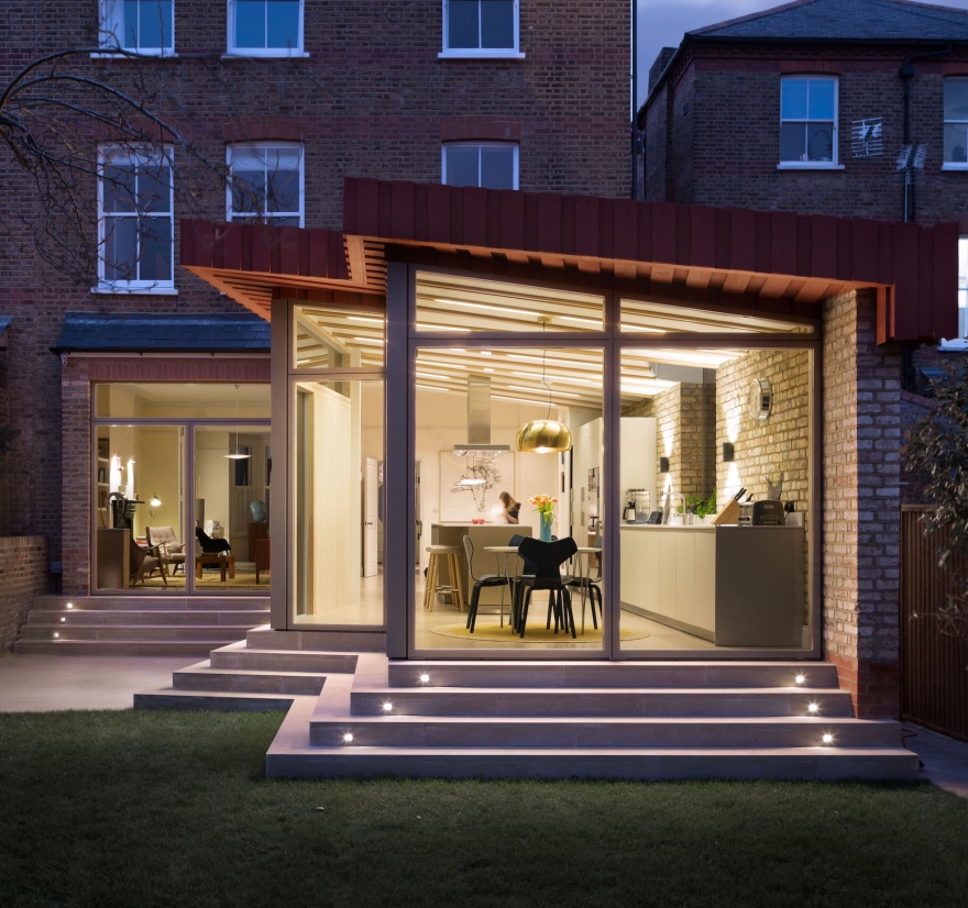 北伦敦精美半独立别墅设计,花园景观与生活空间完美融合-20