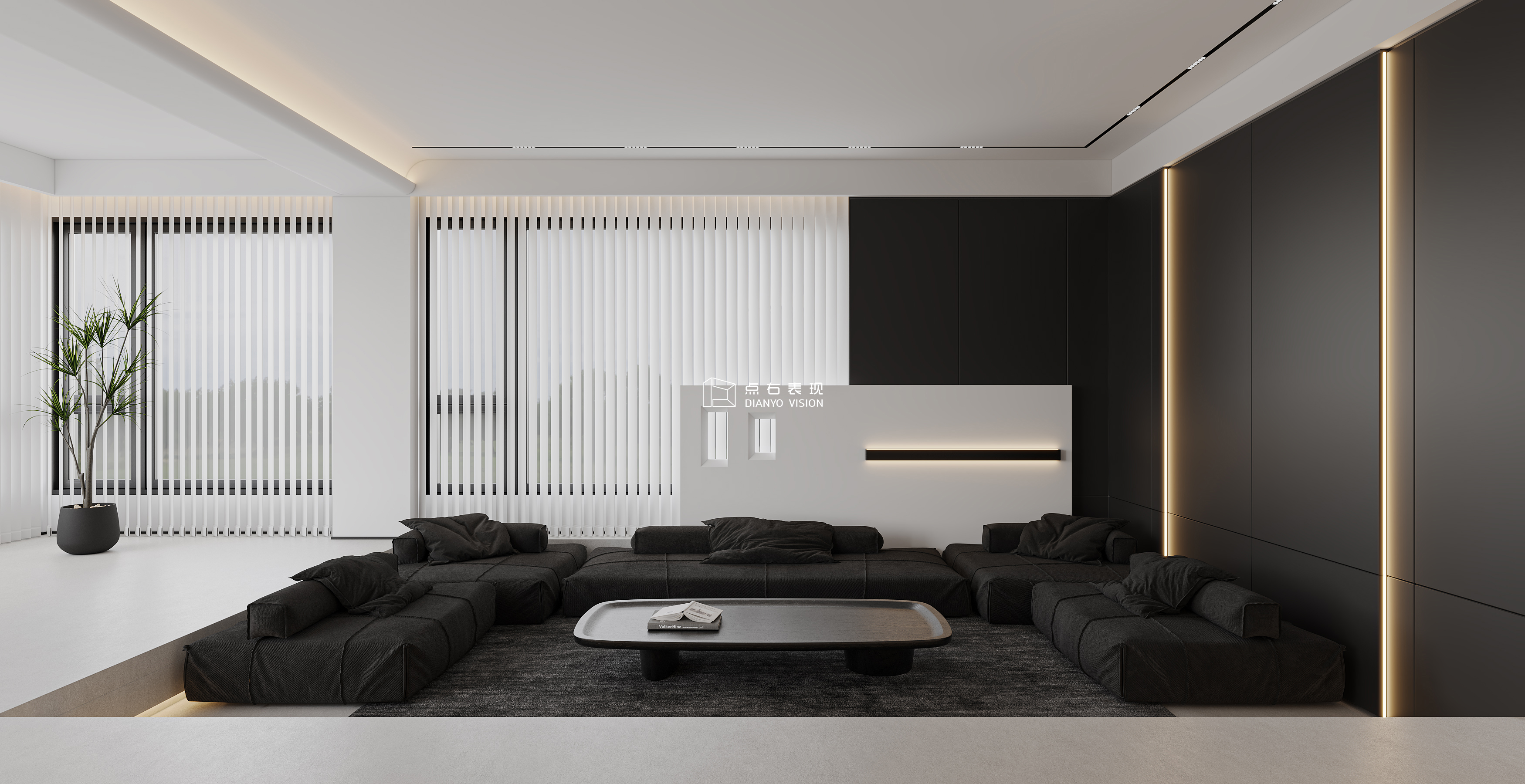 现代风格效果图丨点右效果图表现-3