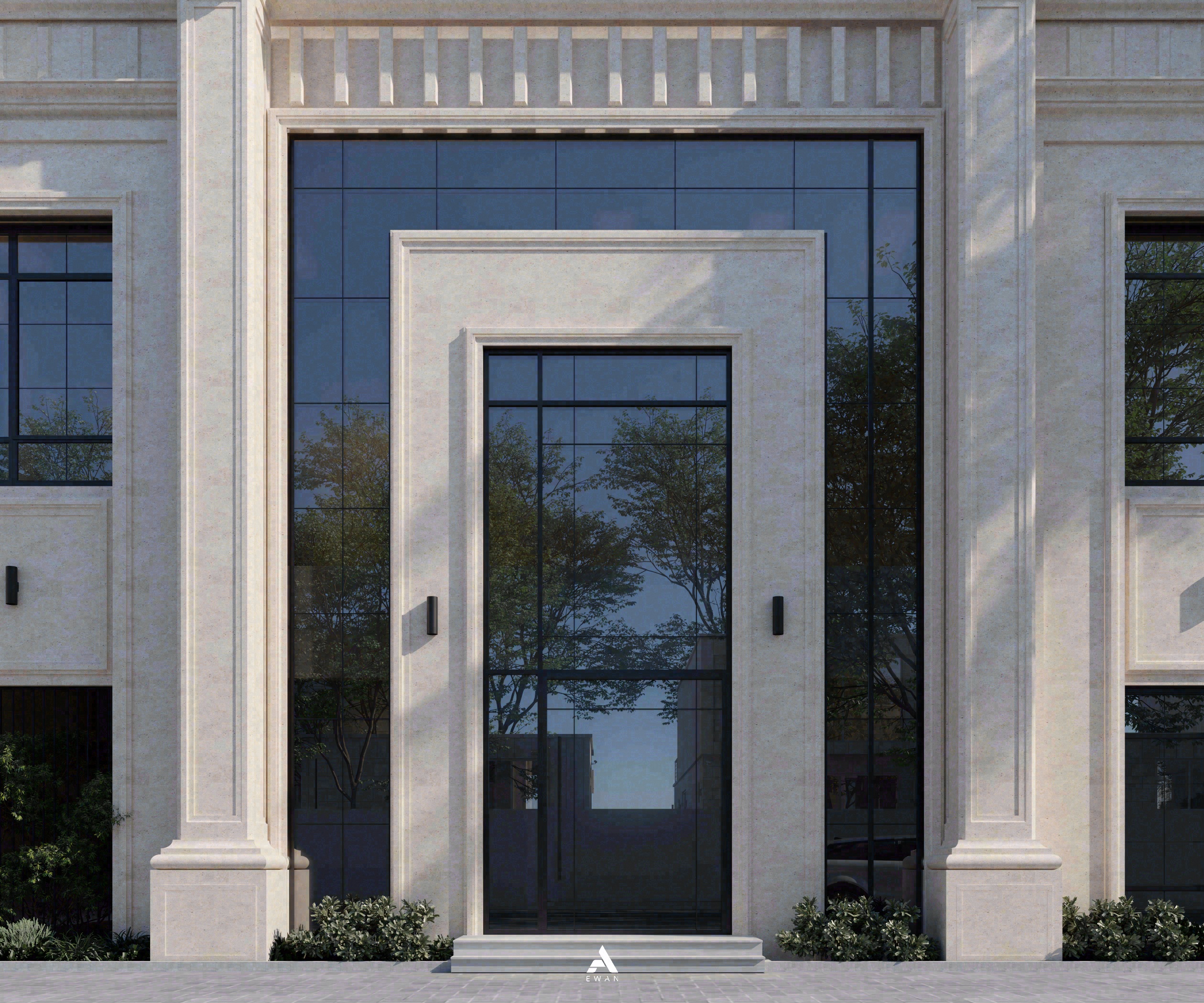 私人新古典主义别墅丨Amira Raslan-13